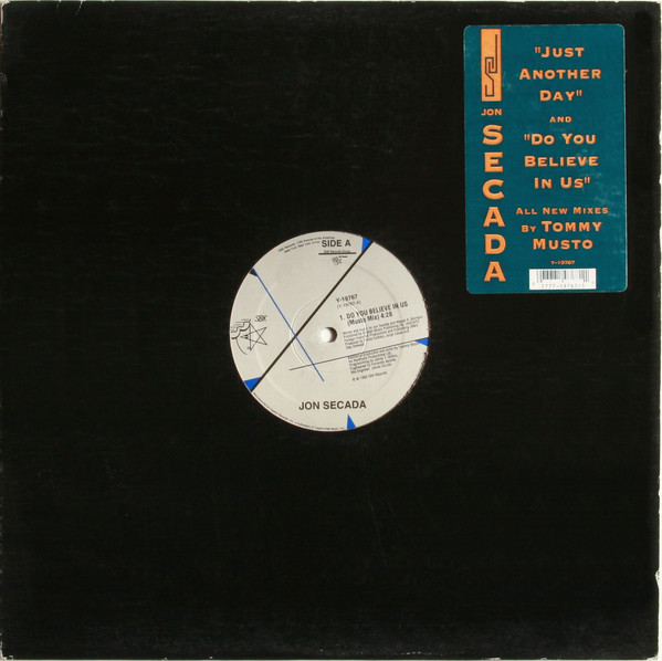 Jon Secada - Do You Believe In Us / Just Another Day | SBK Records (Y-19767) - main