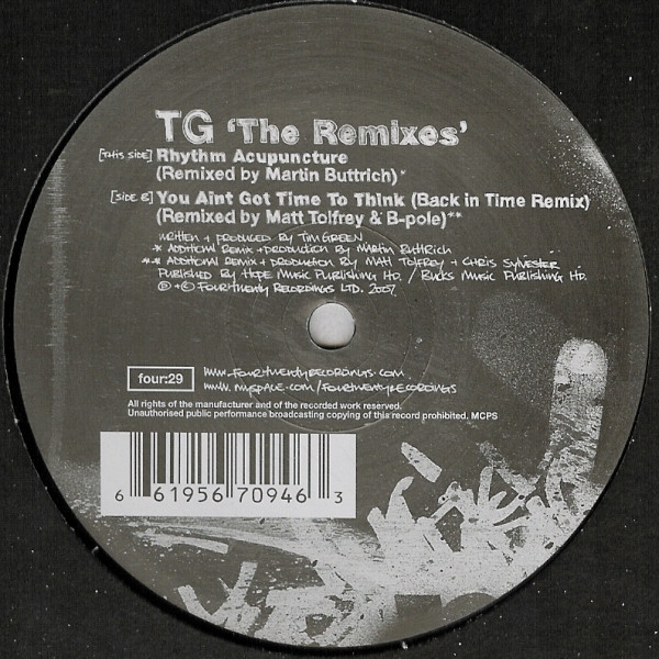 TG - The Remixes | Four:Twenty Recordings (FOUR:29) - main TG - The Remixes | Four:Twenty Recordings (FOUR:29) - main