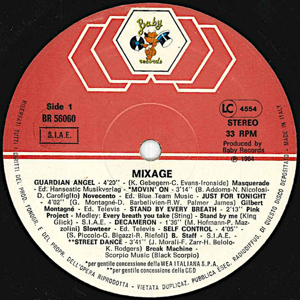 Various - Mixage | Baby Records (BR 56060) - 3