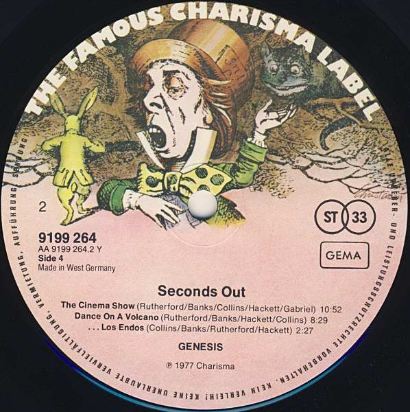 Genesis - Seconds Out | Charisma (6641 697) - 8 Genesis - Seconds Out | Charisma (6641 697) - 8