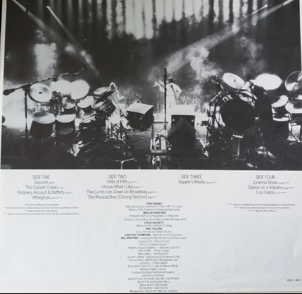 Genesis - Seconds Out | Charisma (6641 697) - 12 Genesis - Seconds Out | Charisma (6641 697) - 12