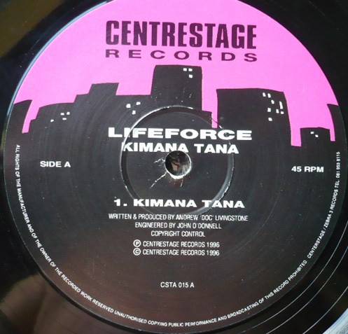 Lifeforce - Kimana Tana | Centrestage Records (CSTA 015)