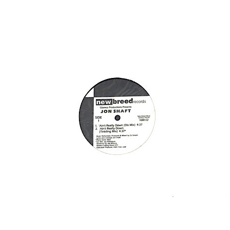 Glamco Productions Presents Jon Shaft - Ain't Really Down / Idealism | New Breed (NBR-02) - 3 Glamco Productions Presents Jon Shaft - Ain't Really Down / Idealism | New Breed (NBR-02) - 3