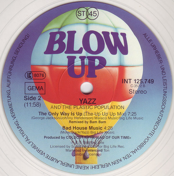 Yazz And The Plastic Population - The Only Way Is Up (The Bam Bam Remixes) | Blow Up (INT 125.749) - 4 Yazz And The Plastic Population - The Only Way Is Up (The Bam Bam Remixes) | Blow Up (INT 125.749) - 4