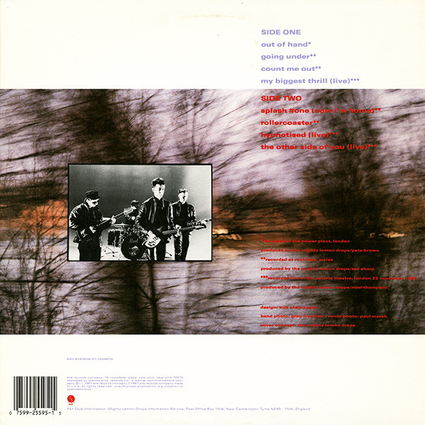 The Mighty Lemon Drops - Out Of Hand | Sire (1-25595) - 2