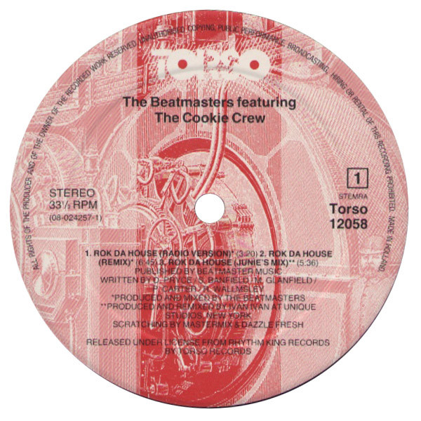 The Beatmasters Featuring The Cookie Crew - Rok Da House | Torso (TORSO 12058) - 3 The Beatmasters Featuring The Cookie Crew - Rok Da House | Torso (TORSO 12058) - 3