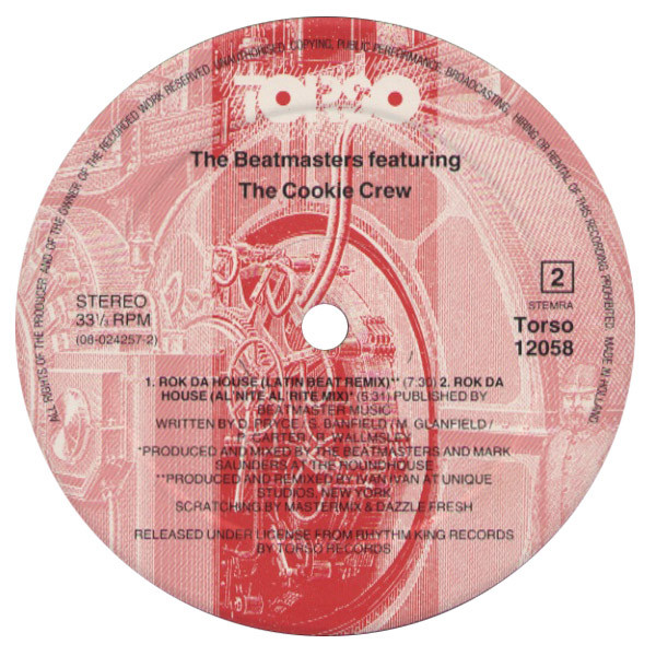 The Beatmasters Featuring The Cookie Crew - Rok Da House | Torso (TORSO 12058) - 4 The Beatmasters Featuring The Cookie Crew - Rok Da House | Torso (TORSO 12058) - 4