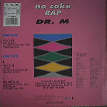 Dr. M - No Coke Rap | ZYX Records (ZYX 6456-12) - 4