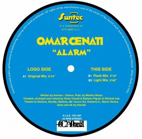 Omar Cenati - Alarm | Suntec (TEC 007) - main
