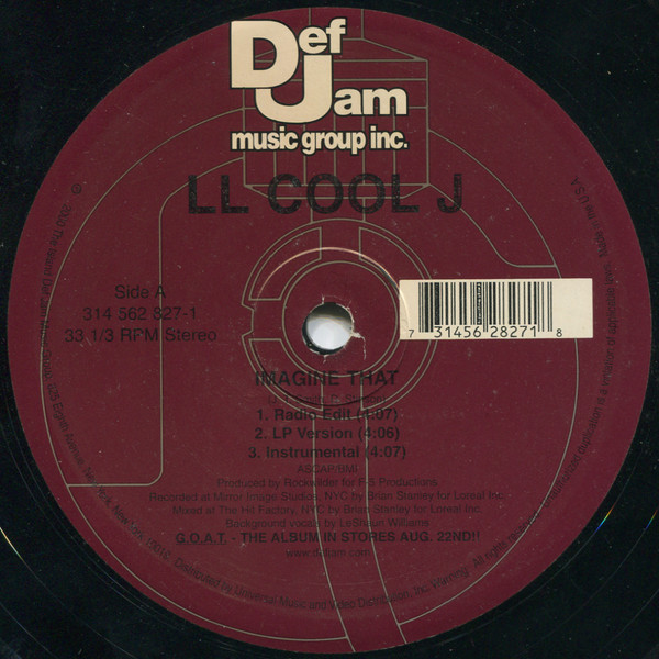 LL Cool J - Imagine That | Def Jam Music Group Inc. (314 562 827-1) - main