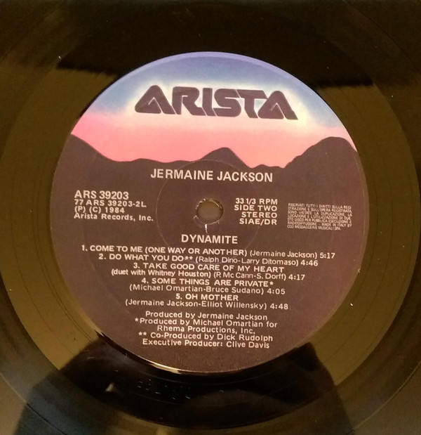 Jermaine Jackson - Dynamite | Arista (ARS 39203) - 4
