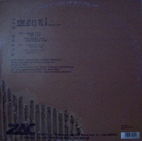 Ruben Art - Ruben Art E.P. Vol. 2 | United Progressive World (UPW 004) - 2