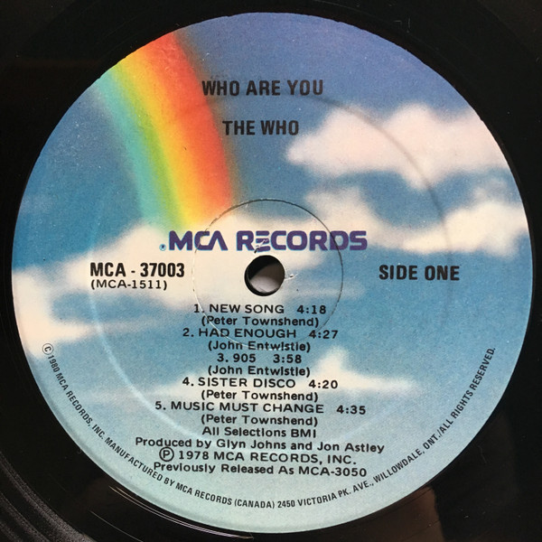 The Who - Who Are You | MCA Records (MCA-37003) - 3 The Who - Who Are You | MCA Records (MCA-37003) - 3