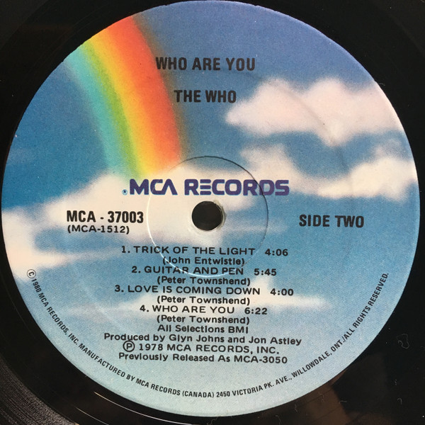 The Who - Who Are You | MCA Records (MCA-37003) - 4 The Who - Who Are You | MCA Records (MCA-37003) - 4