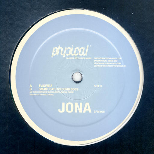 Jona - Evidence E.P. | Get Physical Music (GPM 068-6) - main Jona - Evidence E.P. | Get Physical Music (GPM 068-6) - main
