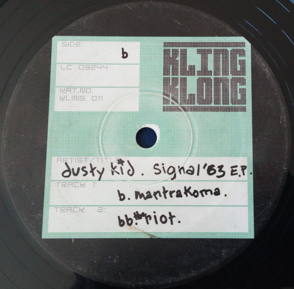 Dusty Kid - Signal '63 E.P. | Kling Klong (KLING011) - 3 Dusty Kid - Signal '63 E.P. | Kling Klong (KLING011) - 3
