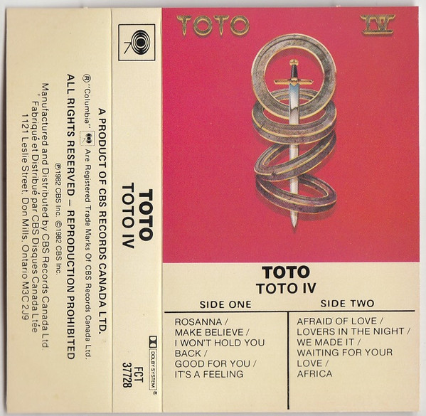 Toto - Toto IV | Columbia (FCT 37728) - main Toto - Toto IV | Columbia (FCT 37728) - main