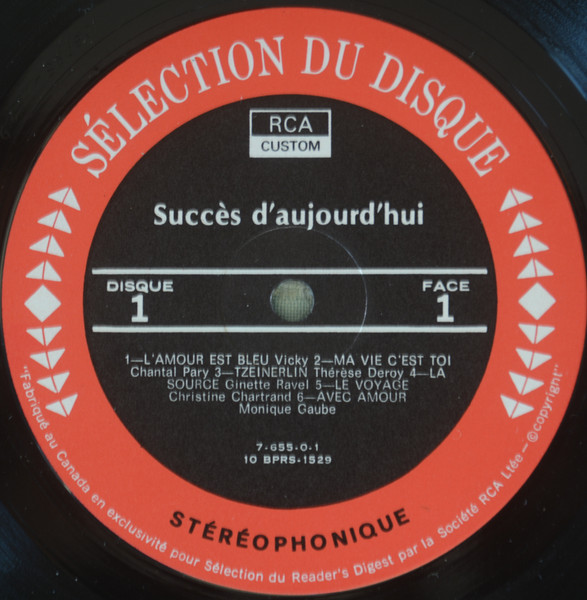 Various - Succès D'aujourd'hui | Sélection Du Reader's Digest (10 BPRS) - 4 Various - Succès D'aujourd'hui | Sélection Du Reader's Digest (10 BPRS) - 4