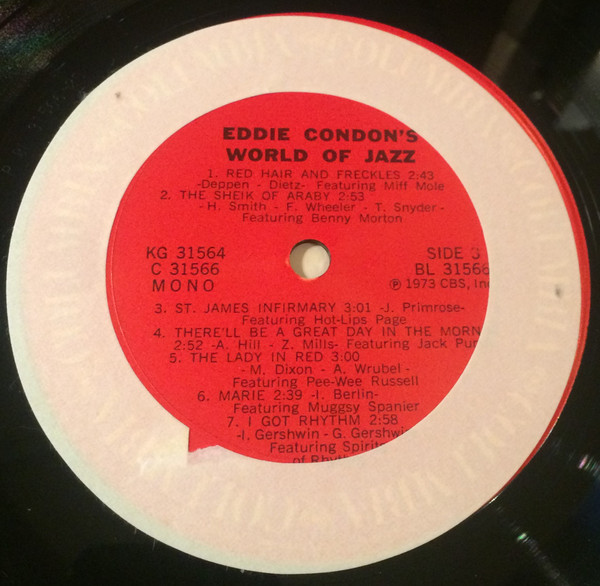 Various - Eddie Condon's World Of Jazz | Columbia (KG 31564) - 4 Various - Eddie Condon's World Of Jazz | Columbia (KG 31564) - 4