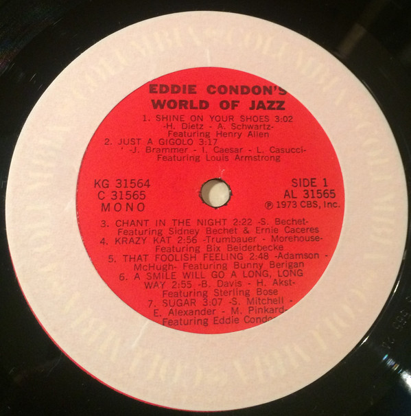 Various - Eddie Condon's World Of Jazz | Columbia (KG 31564) - 2 Various - Eddie Condon's World Of Jazz | Columbia (KG 31564) - 2