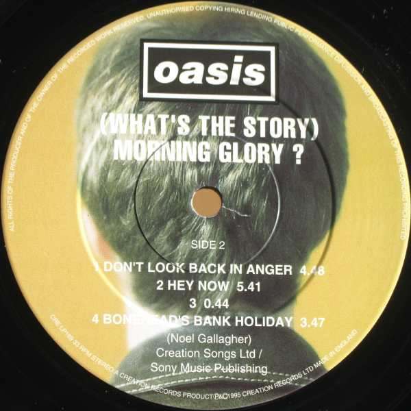 Oasis - (What's The Story) Morning Glory? | Creation Records (CRE LP 189) - 8