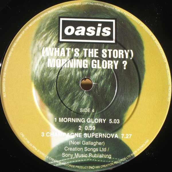 Oasis - (What's The Story) Morning Glory? | Creation Records (CRE LP 189) - 10
