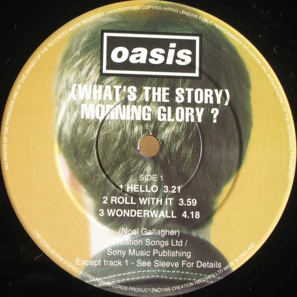 Oasis - (What's The Story) Morning Glory? | Creation Records (CRE LP 189) - 7