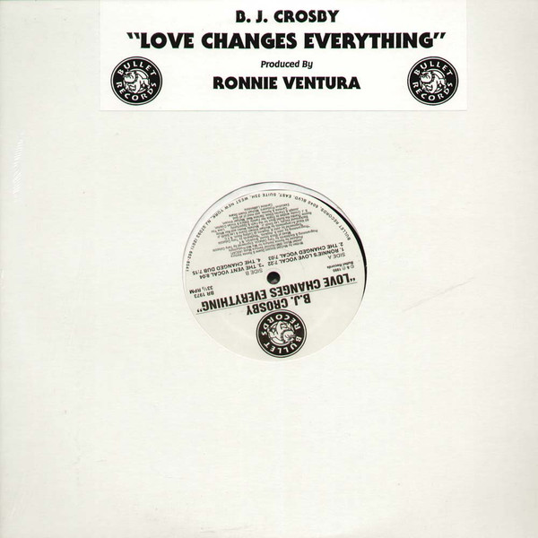 B.J. Crosby - Love Changes Everything | Bullet Records (BR 1973) - main