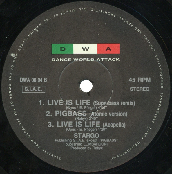 Stargo - Live Is Life | DWA (Dance World Attack) (DWA 00.04) - 2 Stargo - Live Is Life | DWA (Dance World Attack) (DWA 00.04) - 2