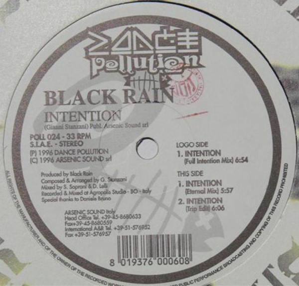 Black Rain - Intention | Dance Pollution (POLL 024)