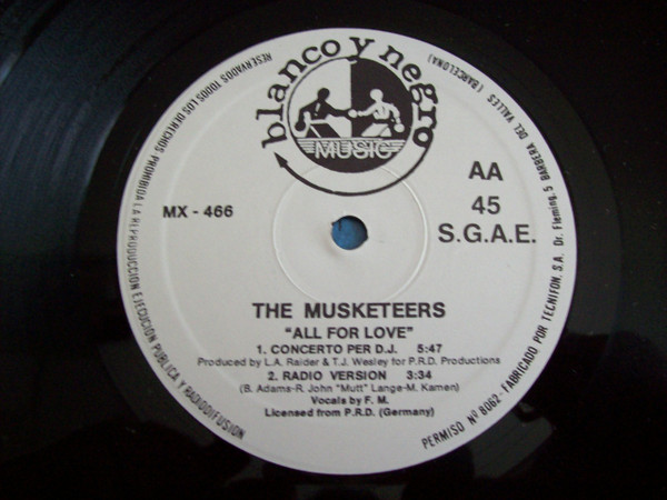 The Musketeers - All For Love | Blanco Y Negro (MX 466) - 5 The Musketeers - All For Love | Blanco Y Negro (MX 466) - 5