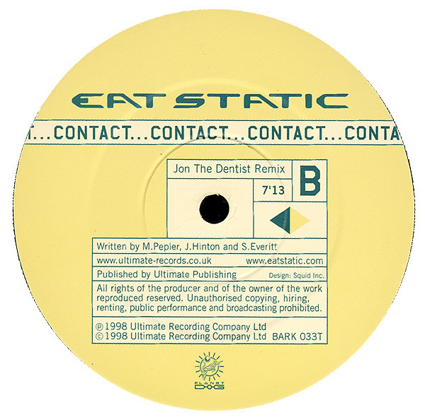 Eat Static - Contact... | Planet Dog (BARK 033T) - 3