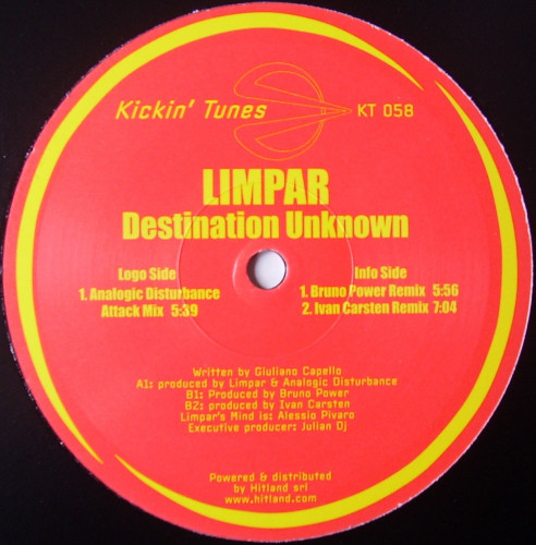 Limpar - Destination Unknown | Kickin' Tunes (KT 058) - main Limpar - Destination Unknown | Kickin' Tunes (KT 058) - main