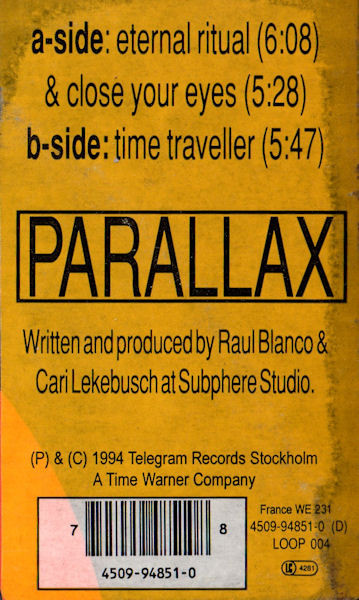 Parallax - Time Traveller | Loop Records (LOOP 004) - 4 Parallax - Time Traveller | Loop Records (LOOP 004) - 4