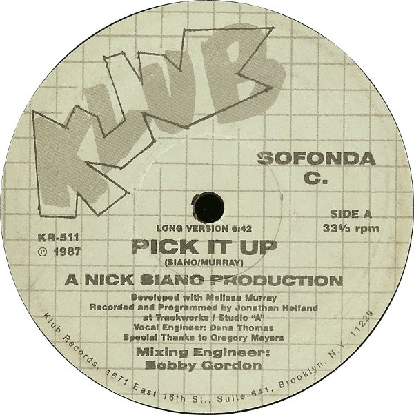Sofonda C. - Pick It Up | Klub Records (KR-511)