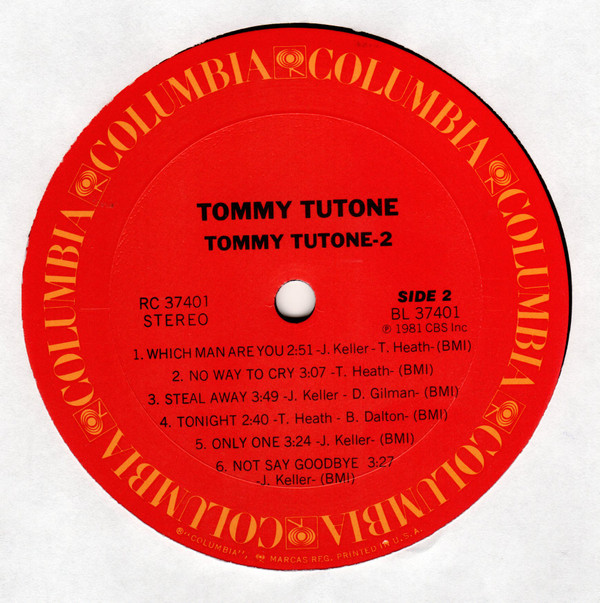 Tommy Tutone - Tommy Tutone-2 | Columbia (RC 37401) - 4