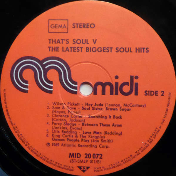 Various - That's Soul 5 | Midi (MID 20 072) - 4