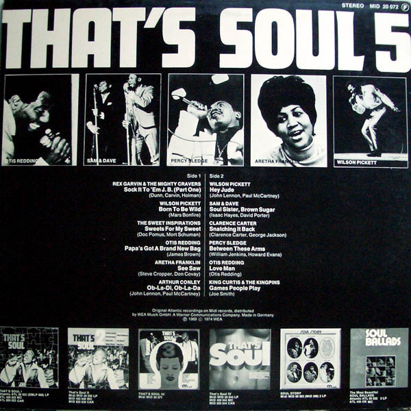 Various - That's Soul 5 | Midi (MID 20 072) - 2