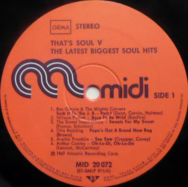 Various - That's Soul 5 | Midi (MID 20 072) - 3