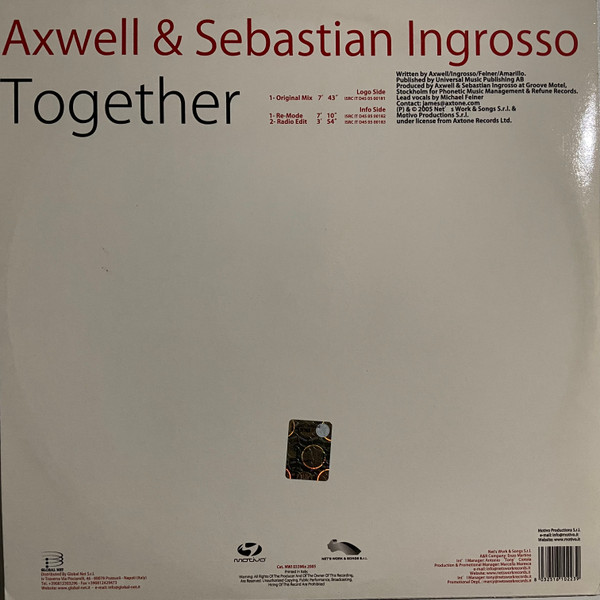 Axwell & Sebastian Ingrosso - Together | Net's Work International (NWI 033 Mix) - 2 Axwell & Sebastian Ingrosso - Together | Net's Work International (NWI 033 Mix) - 2
