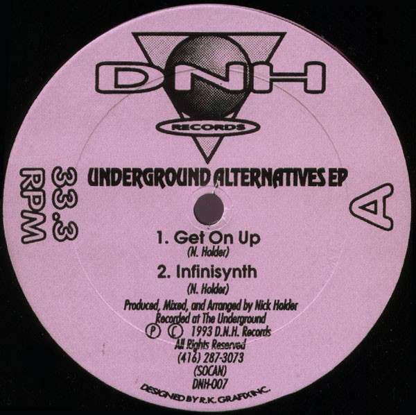 Nick Holder / Troy Brown - Underground Alternatives EP | DNH Records (DNH-007) Nick Holder / Troy Brown - Underground Alternatives EP | DNH Records (DNH-007)