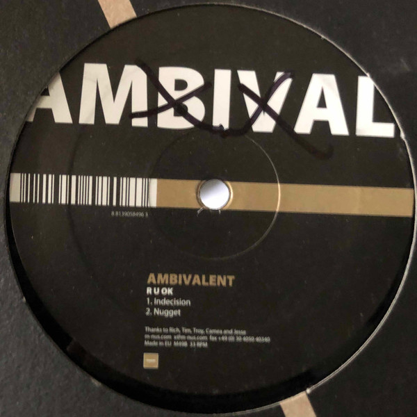 Ambivalent - R U OK | M_nus (M49) - main Ambivalent - R U OK | M_nus (M49) - main