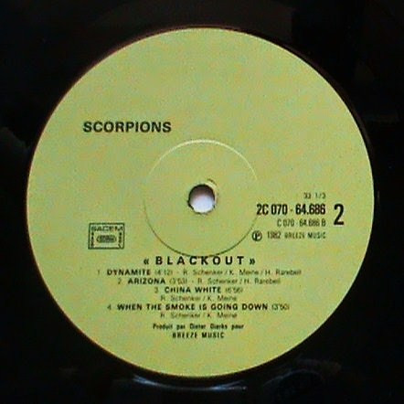 Scorpions - Blackout | Harvest (2C 070-64686) - 8