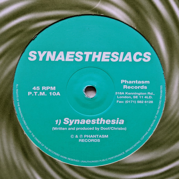 Synaesthesiacs - Synaesthesia / Synaesthesia (Hallucinogen Remix) / Channel 9 | Phantasm Records (P.T.M. 10) - main Synaesthesiacs - Synaesthesia / Synaesthesia (Hallucinogen Remix) / Channel 9 | Phantasm Records (P.T.M. 10) - main