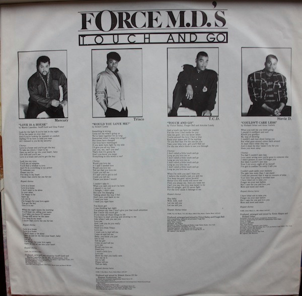 Force MD's - Touch And Go | Tommy Boy (254 889-1) - 5 Force MD's - Touch And Go | Tommy Boy (254 889-1) - 5