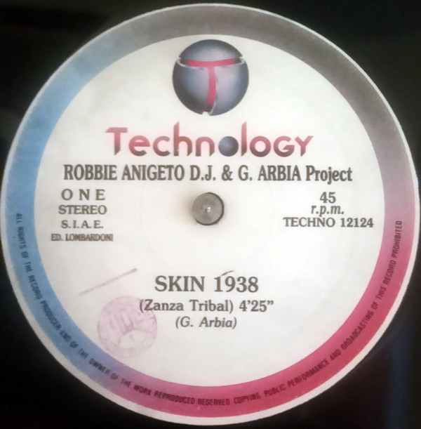Robbie Anigeto D.J. & G. Arbia Project - Skin 1938 | Technology (TECHNO 12124) - main