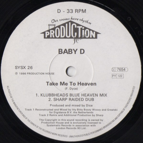 Baby D - Take Me To Heaven | Systematic (SYSX 26) - 5
