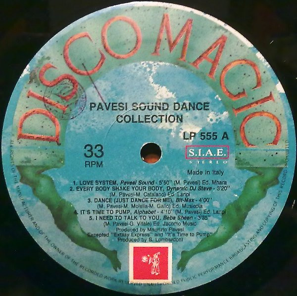 Pavesi Sound - Pavesi Sound Dance Collection | Discomagic Records (LP 555) - 3