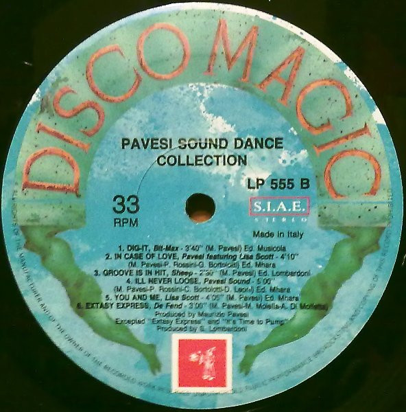 Pavesi Sound - Pavesi Sound Dance Collection | Discomagic Records (LP 555) - 4