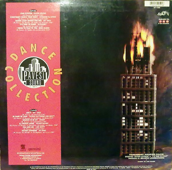 Pavesi Sound - Pavesi Sound Dance Collection | Discomagic Records (LP 555) - 2